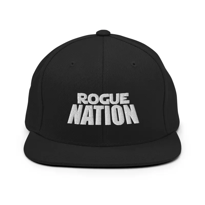 Rogue Nation White Snapback